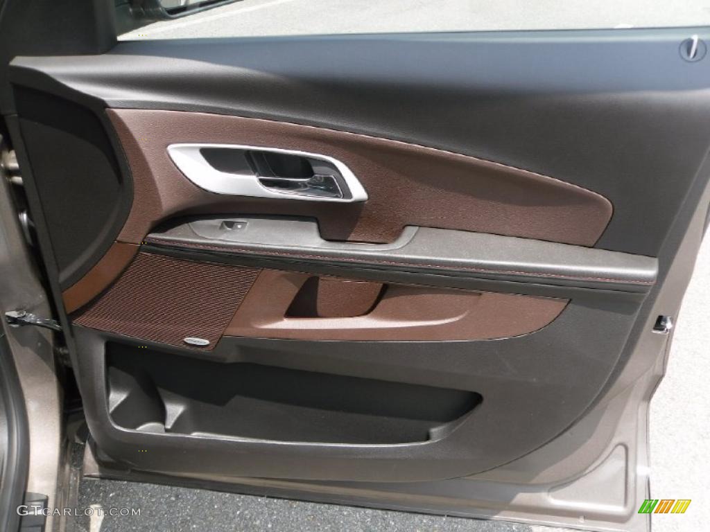 2010 Equinox LT - Mocha Steel Metallic / Jet Black/Brownstone photo #19