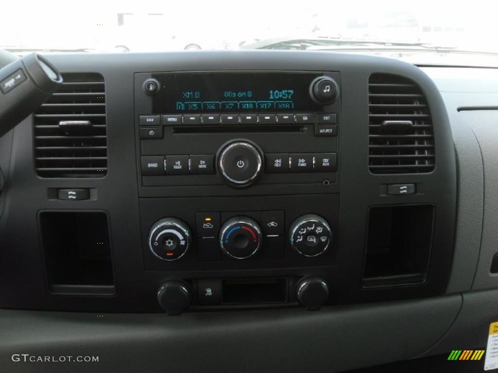 2010 Silverado 1500 LS Extended Cab - Blue Granite Metallic / Dark Titanium photo #10