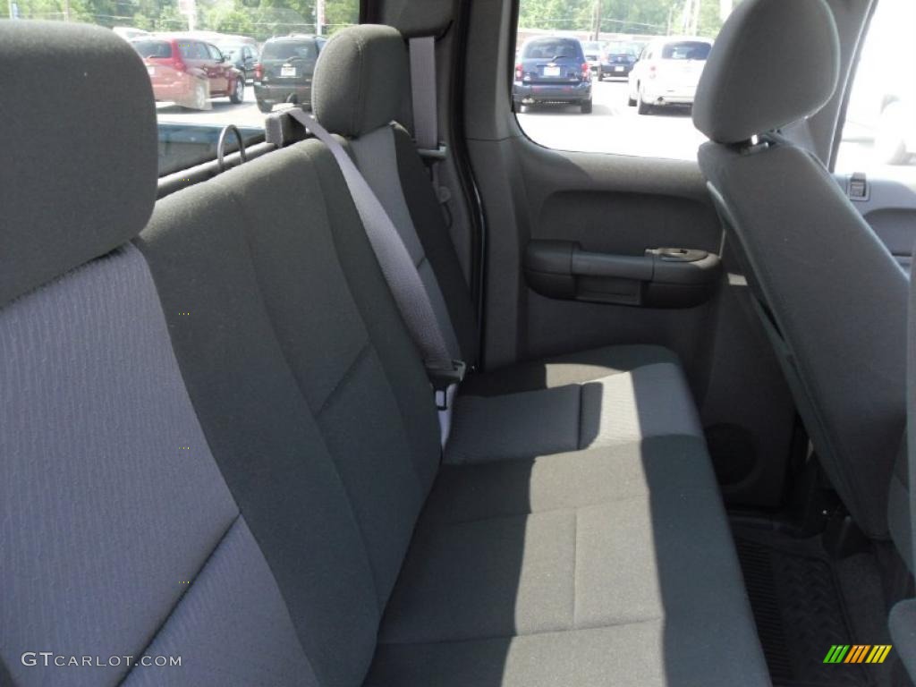 2010 Silverado 1500 LS Extended Cab - Blue Granite Metallic / Dark Titanium photo #15