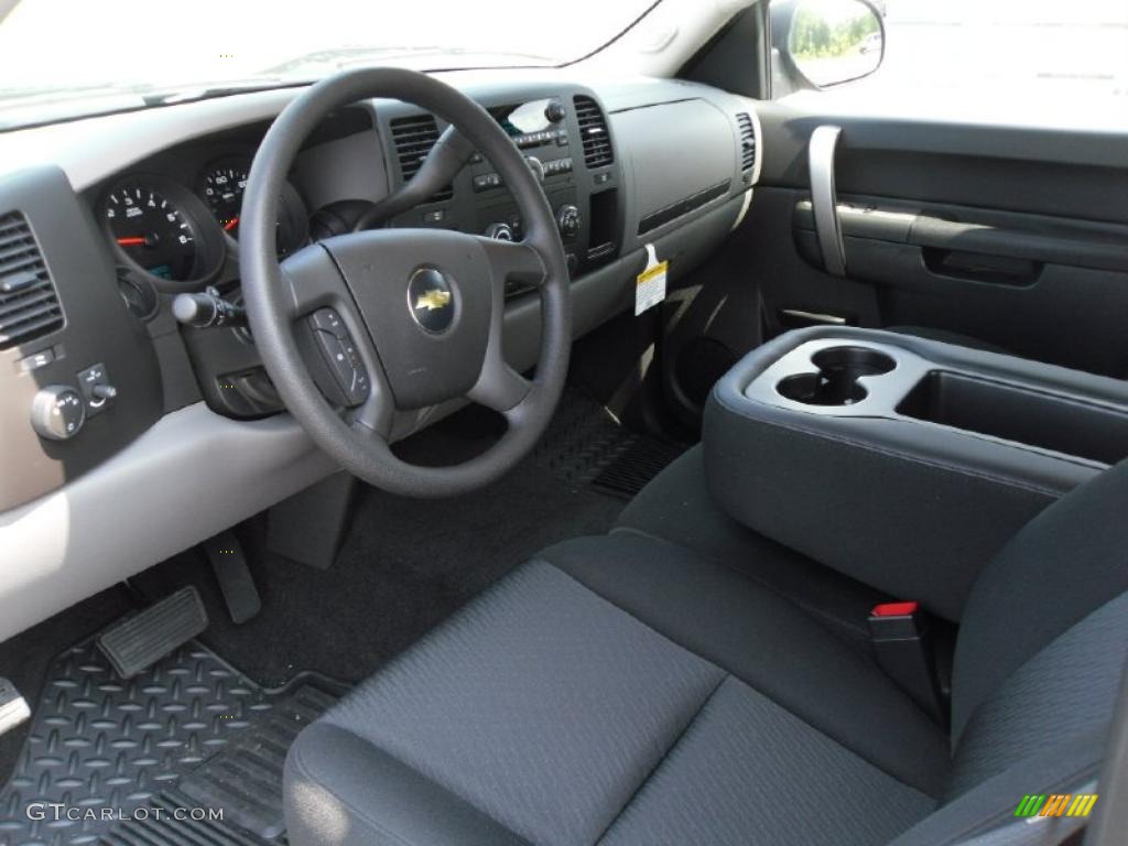 2010 Silverado 1500 LS Extended Cab - Blue Granite Metallic / Dark Titanium photo #23