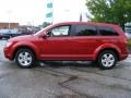 2009 Inferno Red Crystal Pearl Dodge Journey SXT  photo #2