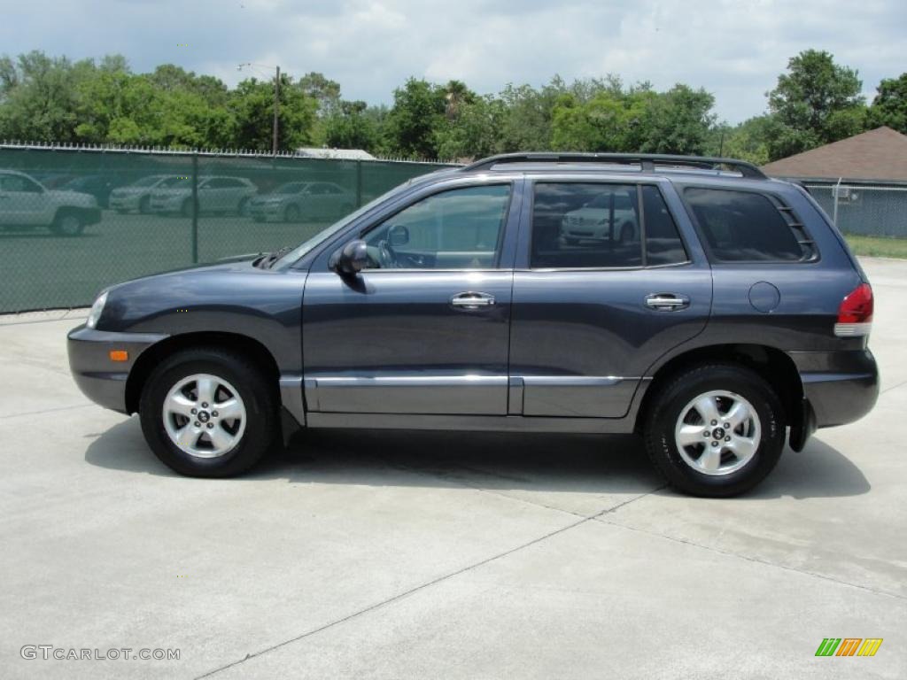 2005 Santa Fe LX 3.5 - Moonlit Blue / Gray photo #6