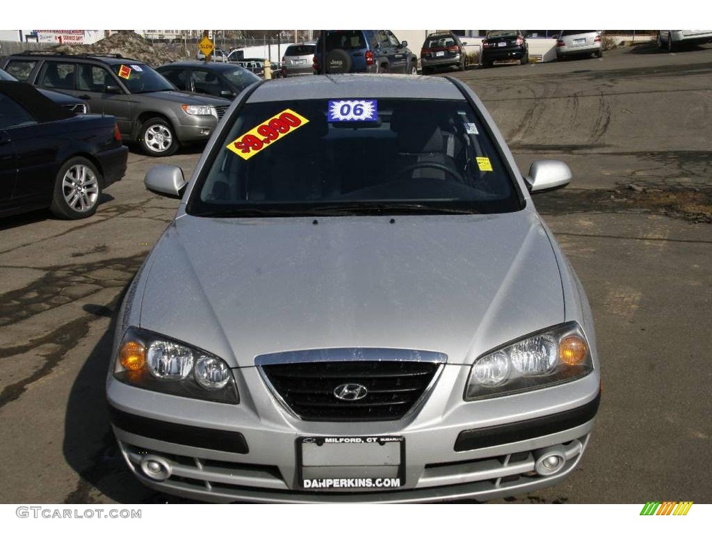 2006 Elantra GLS Hatchback - Sterling Silver / Gray photo #2