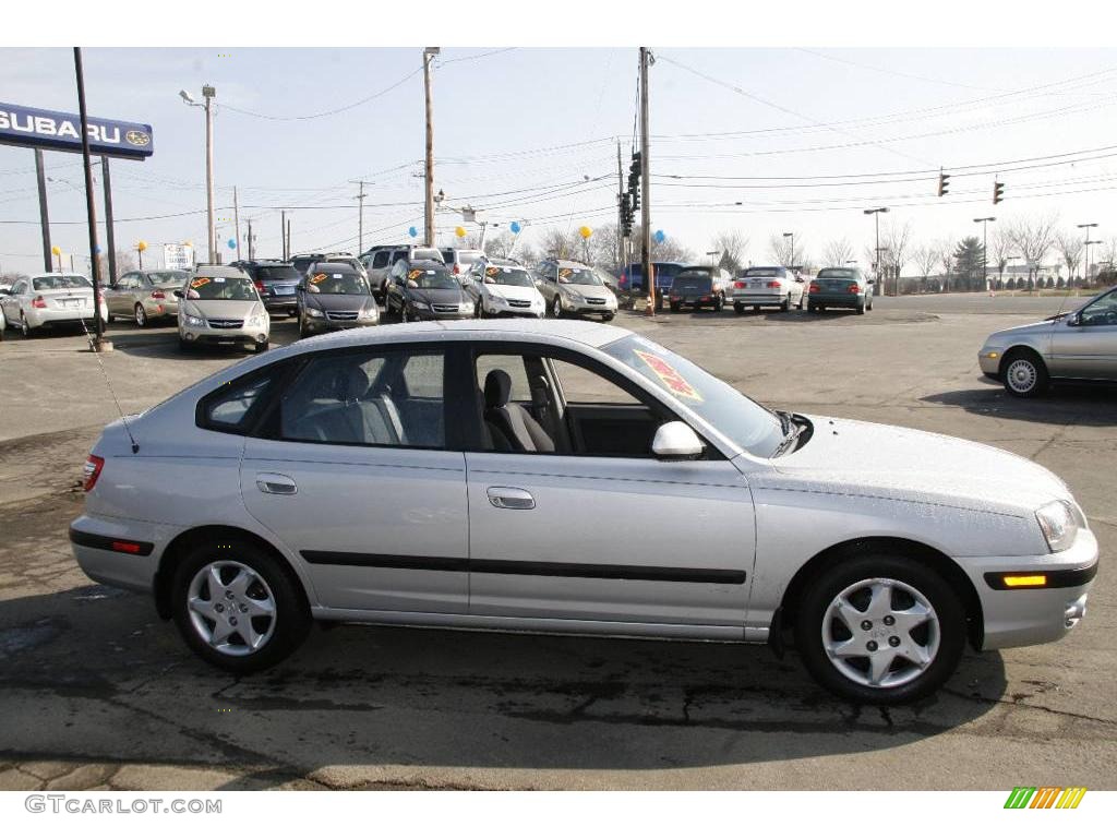 2006 Elantra GLS Hatchback - Sterling Silver / Gray photo #4