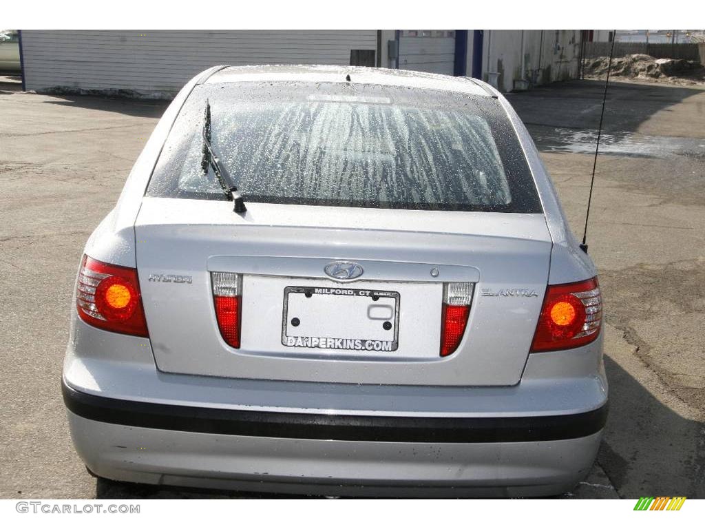 2006 Elantra GLS Hatchback - Sterling Silver / Gray photo #6