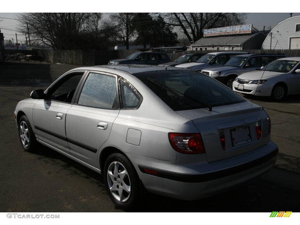 2006 Elantra GLS Hatchback - Sterling Silver / Gray photo #8