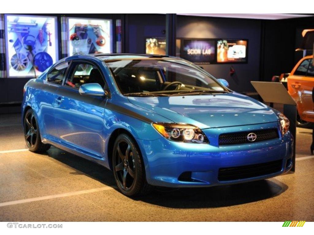 2010 tC Release Series 6.0 - Speedway Blue Metallic / Color Tuned Black/Blue photo #1