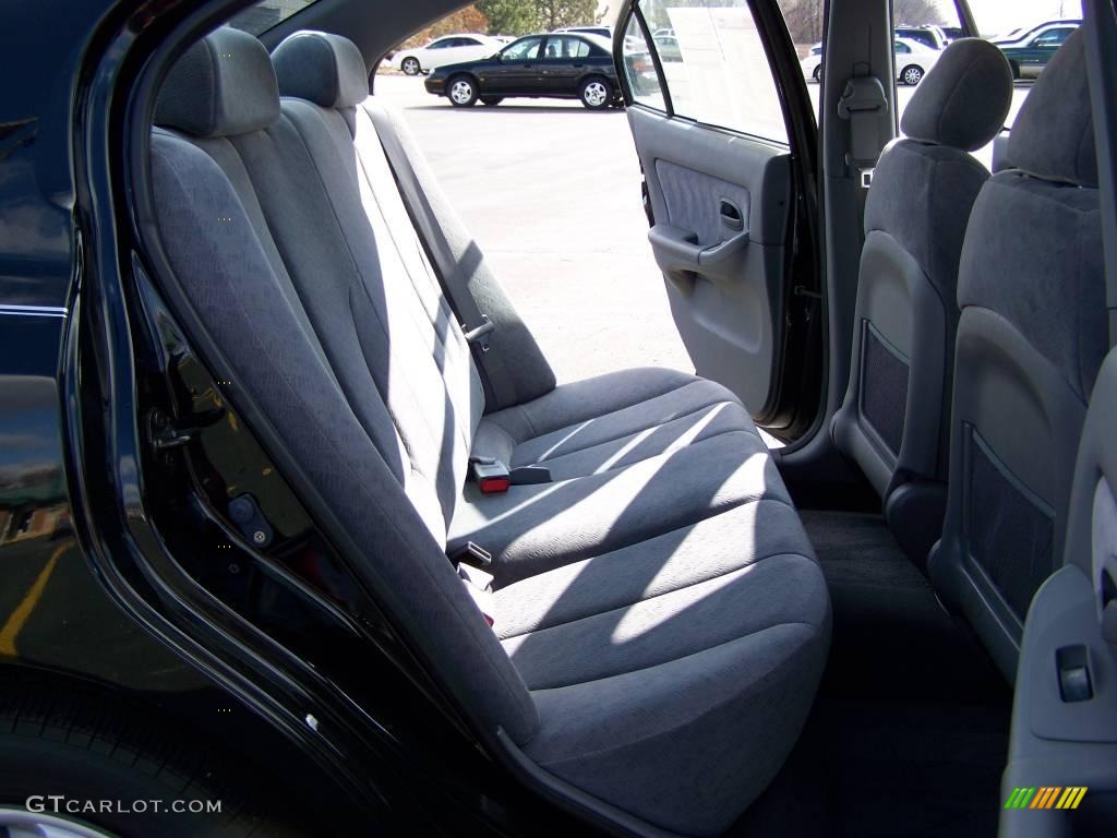2006 Elantra GLS Sedan - Ebony Black / Gray photo #8