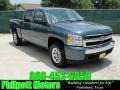 2008 Blue Granite Metallic Chevrolet Silverado 1500 LS Crew Cab 4x4  photo #1