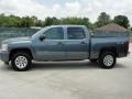 2008 Blue Granite Metallic Chevrolet Silverado 1500 LS Crew Cab 4x4  photo #6