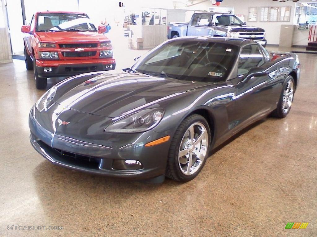 Cyber Gray Metallic Chevrolet Corvette