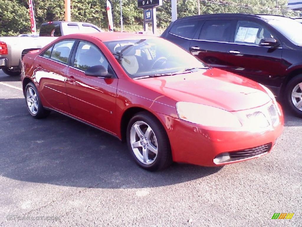 2007 G6 V6 Sedan - Crimson Red / Ebony photo #1
