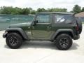 2008 Jeep Green Metallic Jeep Wrangler X 4x4  photo #6