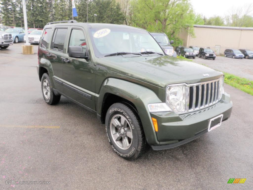 2008 Liberty Sport 4x4 - Light Graystone Pearl / Pastel Slate Gray photo #1