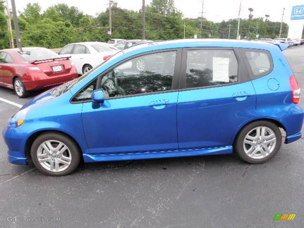 2008 Fit Sport - Vivid Blue Pearl / Black/Grey photo #1