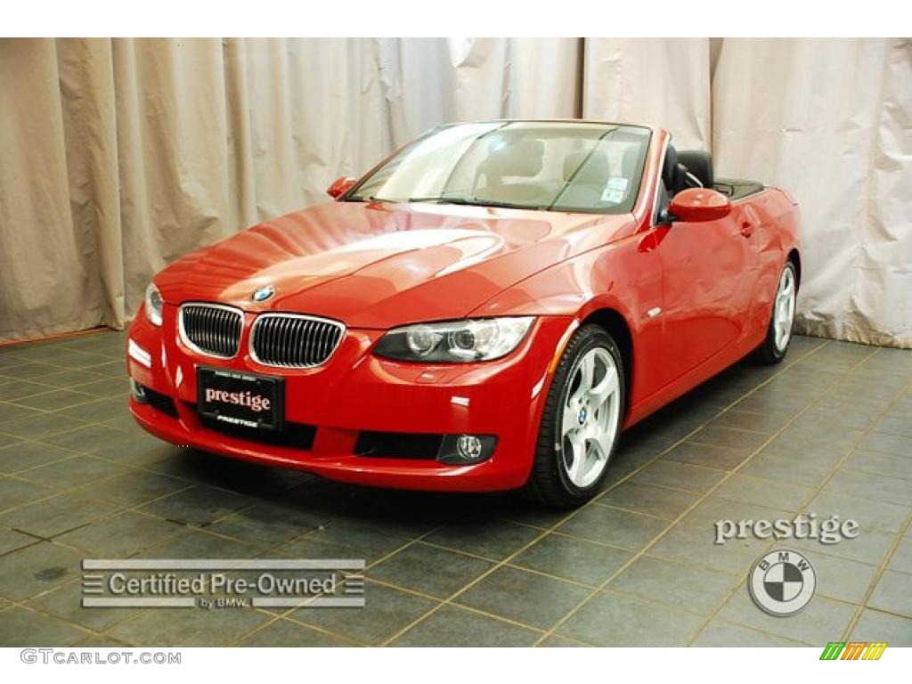 2007 3 Series 328i Convertible - Crimson Red / Black photo #1