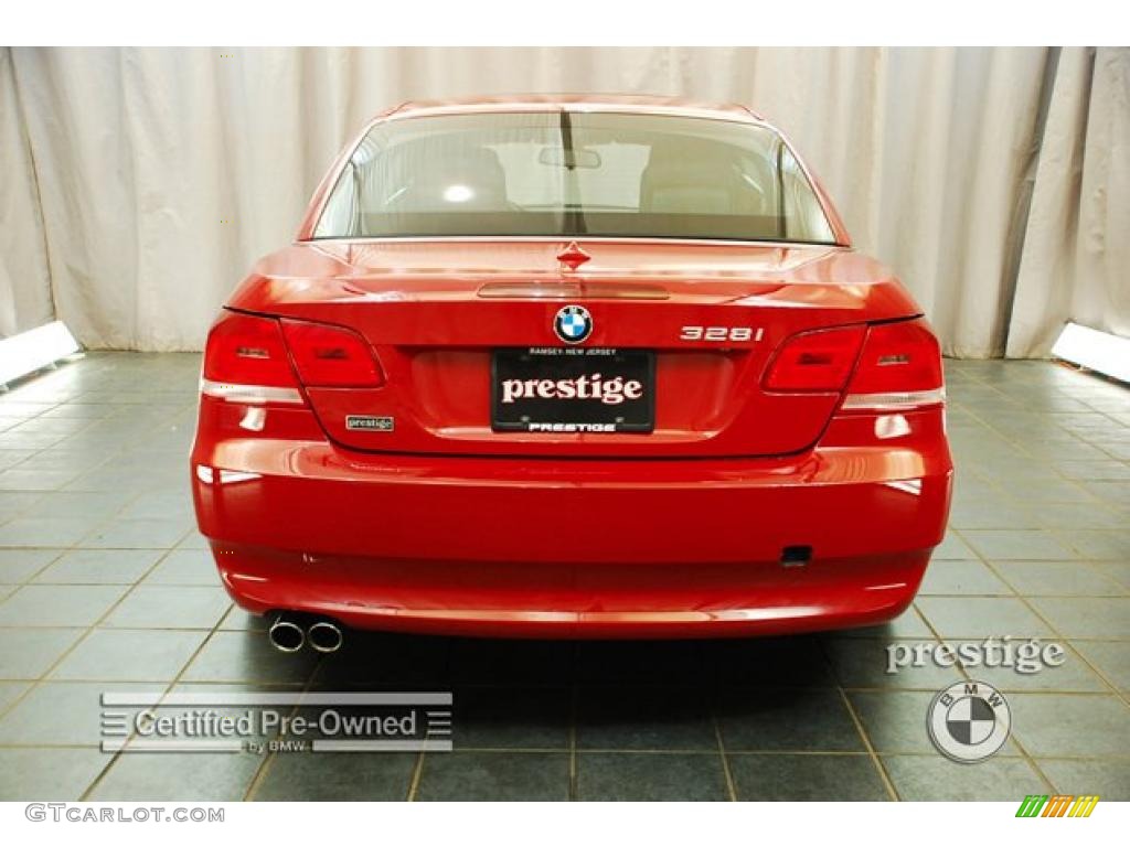 2007 3 Series 328i Convertible - Crimson Red / Black photo #3