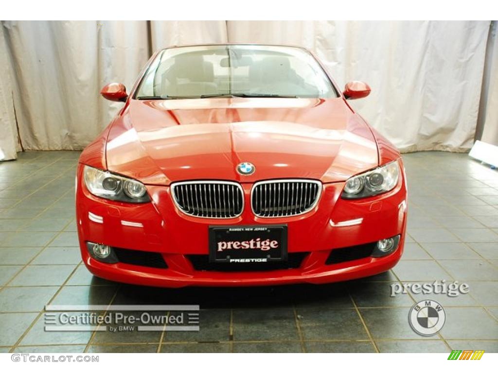 2007 3 Series 328i Convertible - Crimson Red / Black photo #6