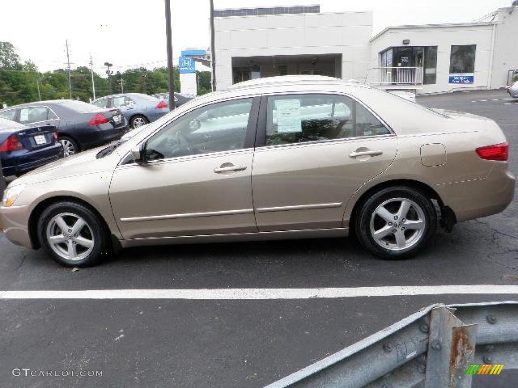 2005 Accord EX-L Sedan - Desert Mist Metallic / Ivory photo #1