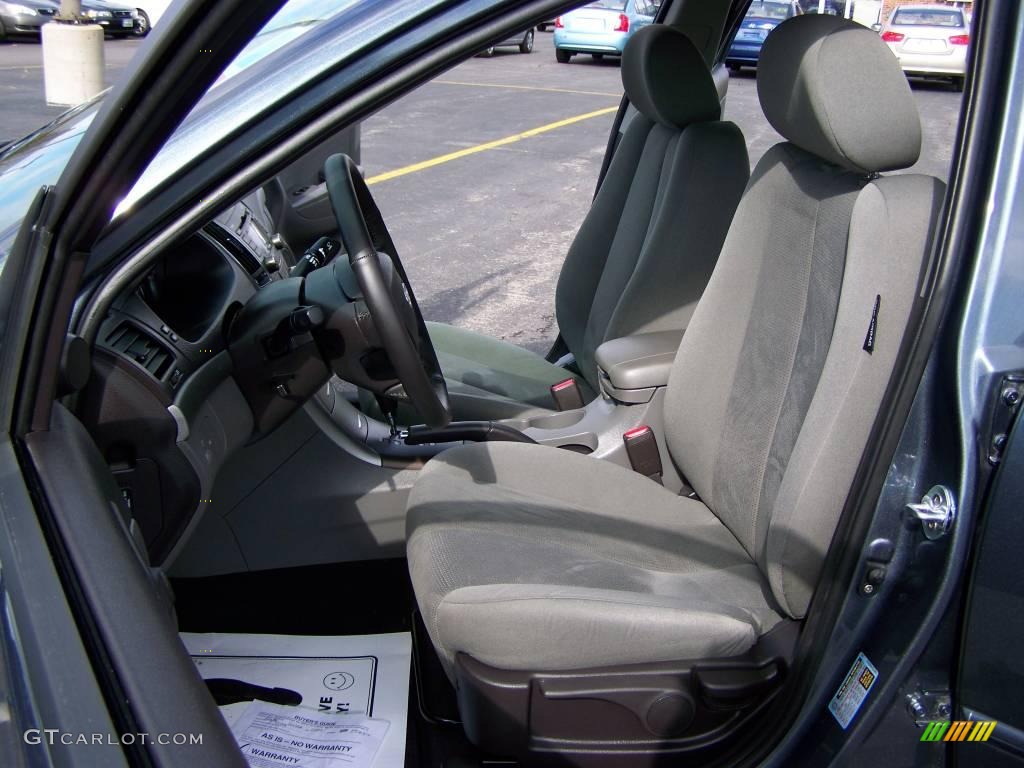 2009 Sonata GLS V6 - Slate Blue / Gray photo #7