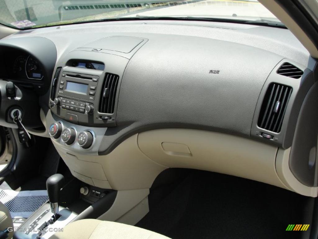 2010 Elantra GLS - Laguna Sand / Beige photo #23