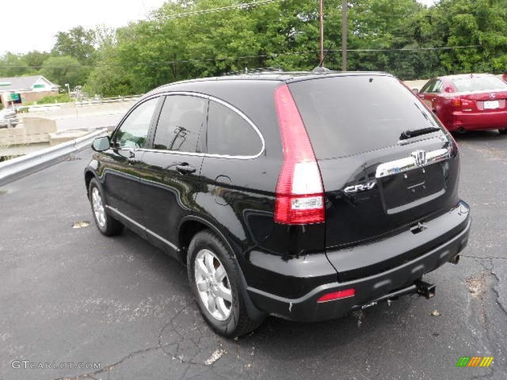 2008 CR-V EX-L 4WD - Nighthawk Black Pearl / Black photo #2