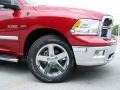 2010 Inferno Red Crystal Pearl Dodge Ram 1500 Big Horn Crew Cab 4x4  photo #2