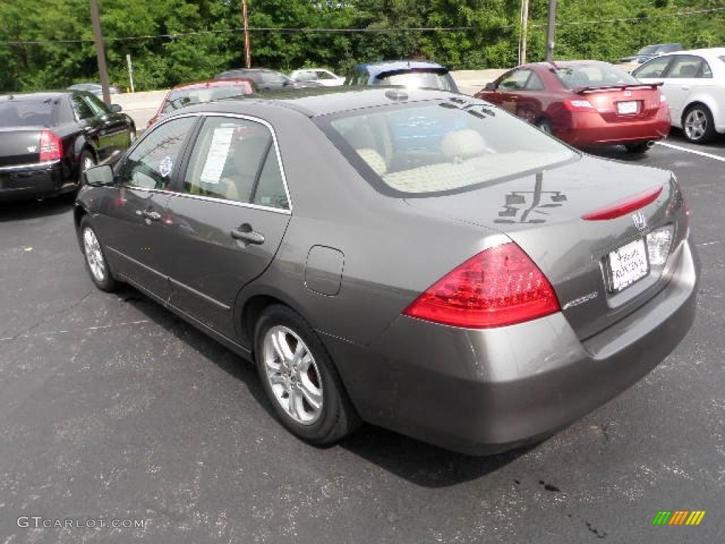 2007 Accord EX-L Sedan - Carbon Bronze Pearl / Ivory photo #2