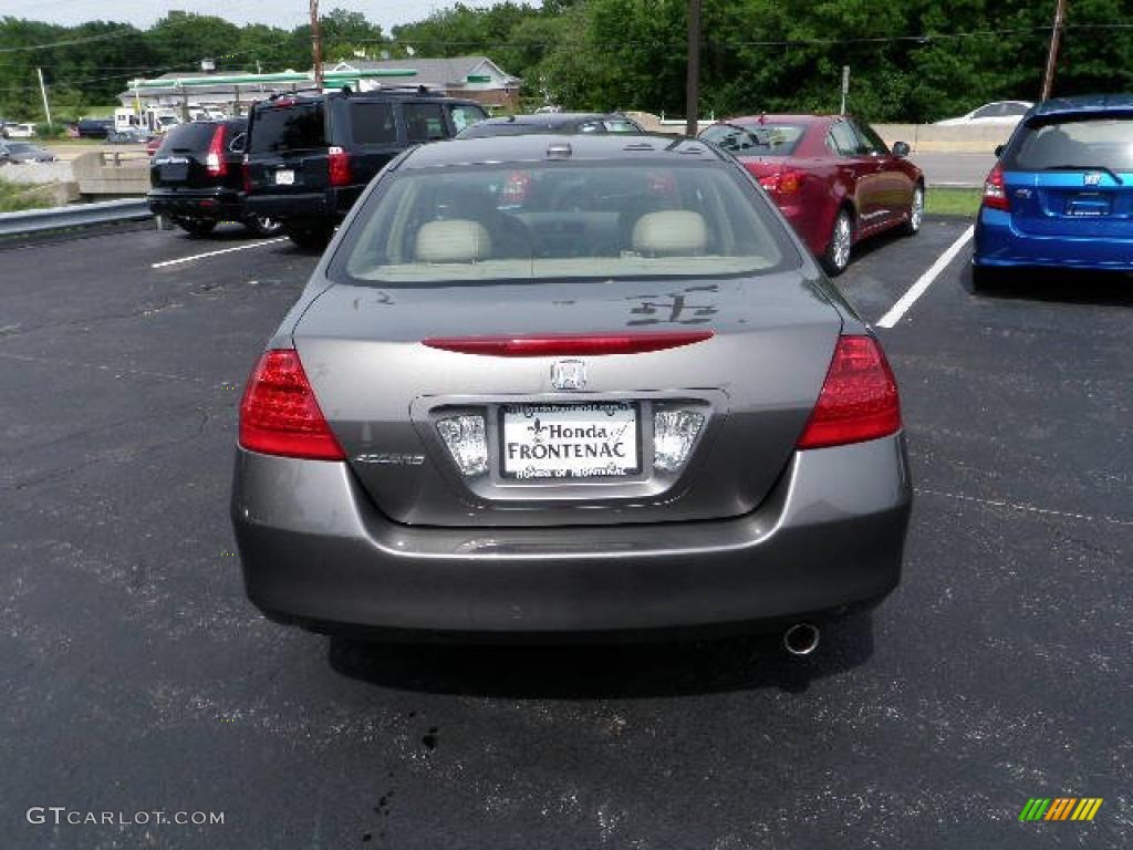 2007 Accord EX-L Sedan - Carbon Bronze Pearl / Ivory photo #3