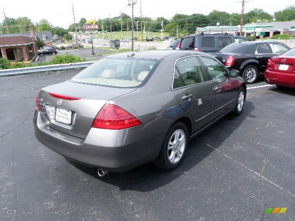 2007 Accord EX-L Sedan - Carbon Bronze Pearl / Ivory photo #4
