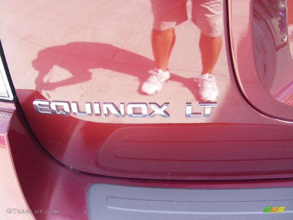 2008 Equinox LT - Deep Ruby Red Metallic / Light Gray photo #18