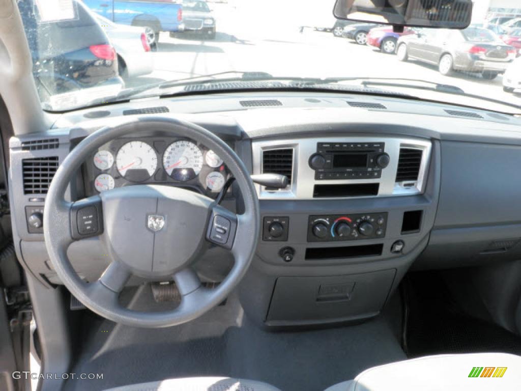 2007 Ram 1500 SLT Quad Cab 4x4 - Mineral Gray Metallic / Medium Slate Gray photo #5