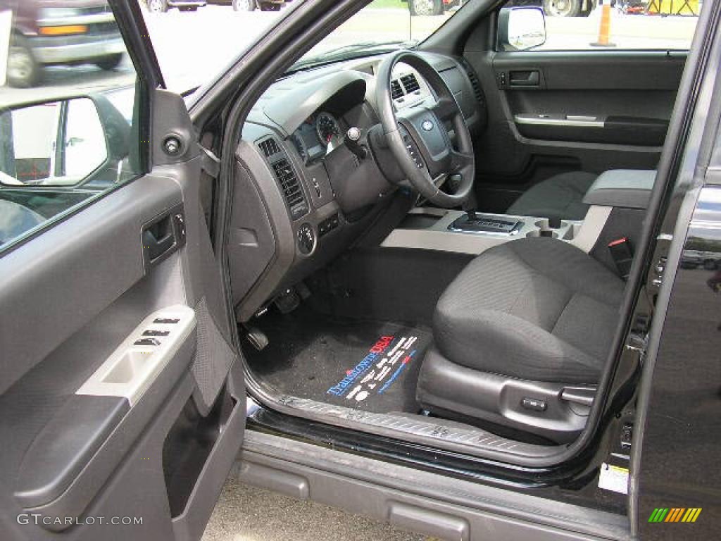 2008 Escape XLT 4WD - Black / Charcoal photo #4