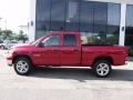 2008 Inferno Red Crystal Pearl Dodge Ram 1500 Big Horn Edition Quad Cab 4x4  photo #6