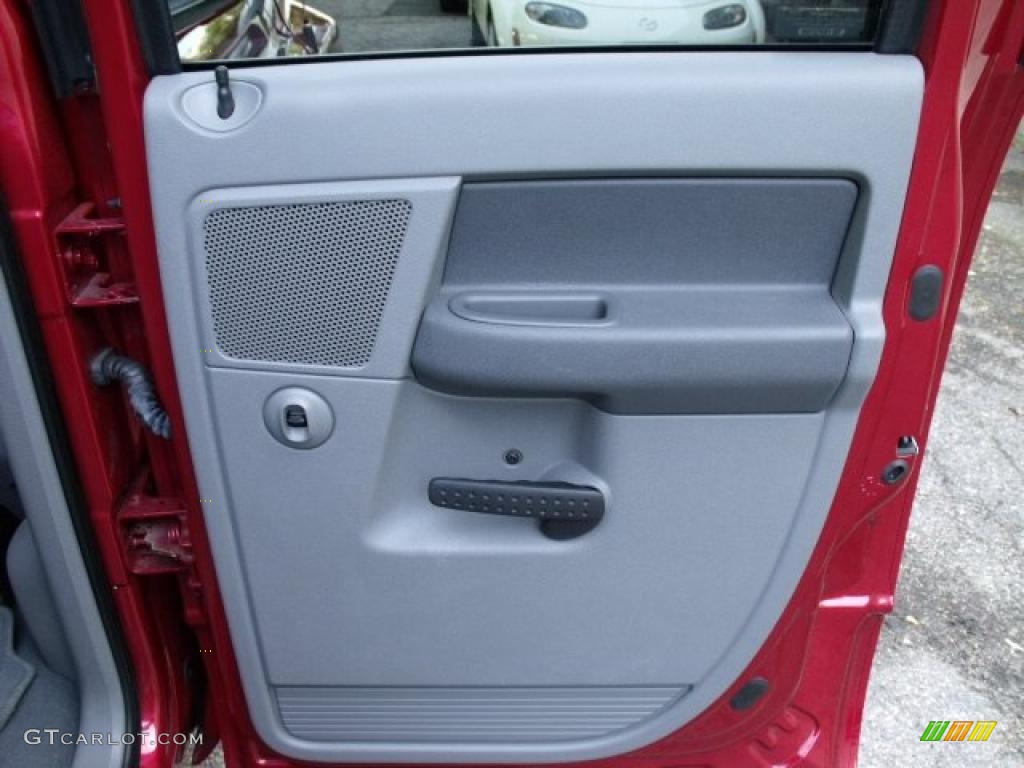 2008 Ram 1500 Big Horn Edition Quad Cab 4x4 - Inferno Red Crystal Pearl / Medium Slate Gray photo #10