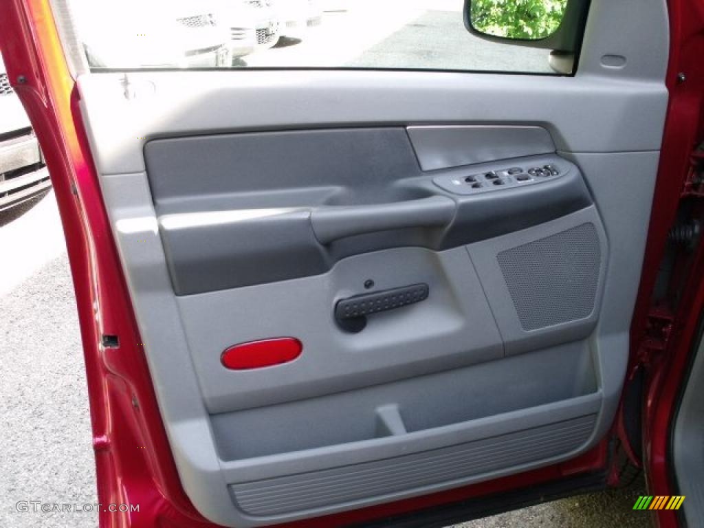 2008 Ram 1500 Big Horn Edition Quad Cab 4x4 - Inferno Red Crystal Pearl / Medium Slate Gray photo #18