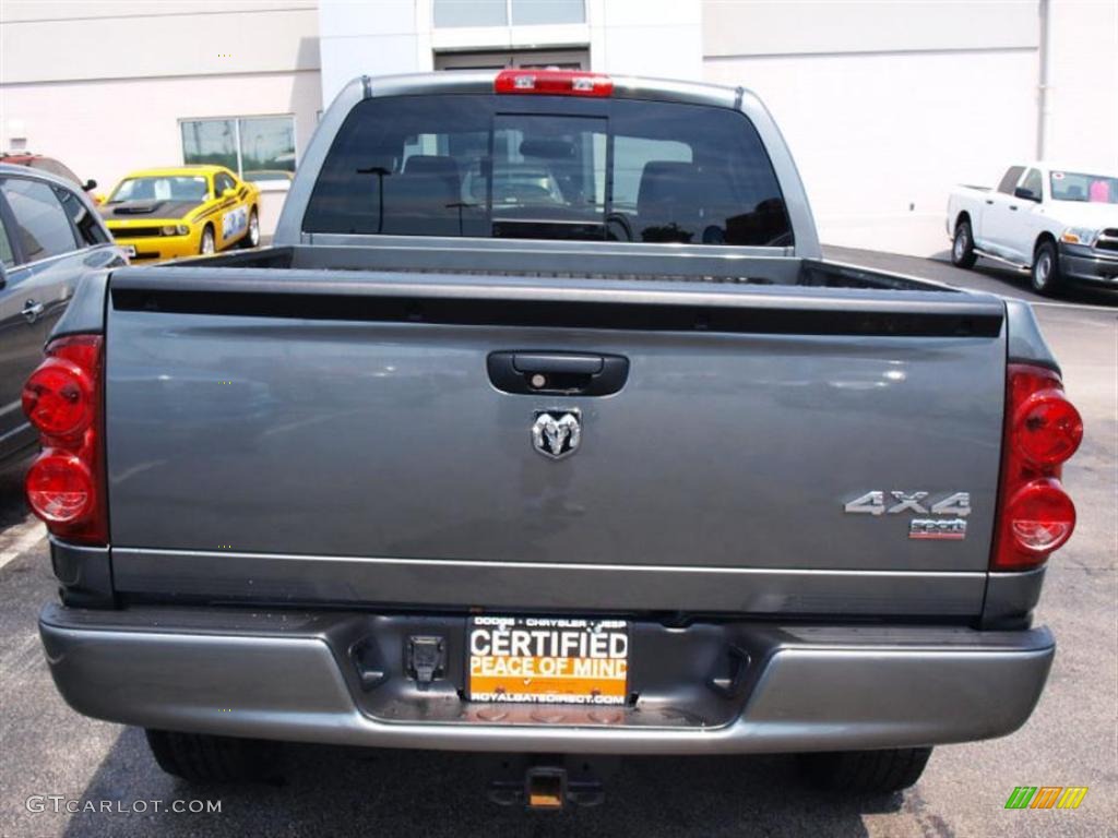 2008 Ram 1500 Sport Quad Cab 4x4 - Mineral Gray Metallic / Medium Slate Gray photo #6