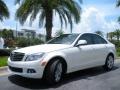 2008 Arctic White Mercedes-Benz C 300 Luxury  photo #2