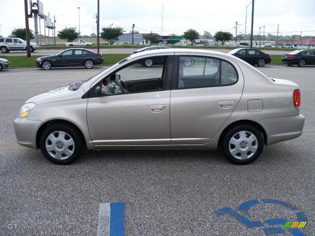 2003 ECHO Sedan - Sand Castle Metallic / Ivory photo #7