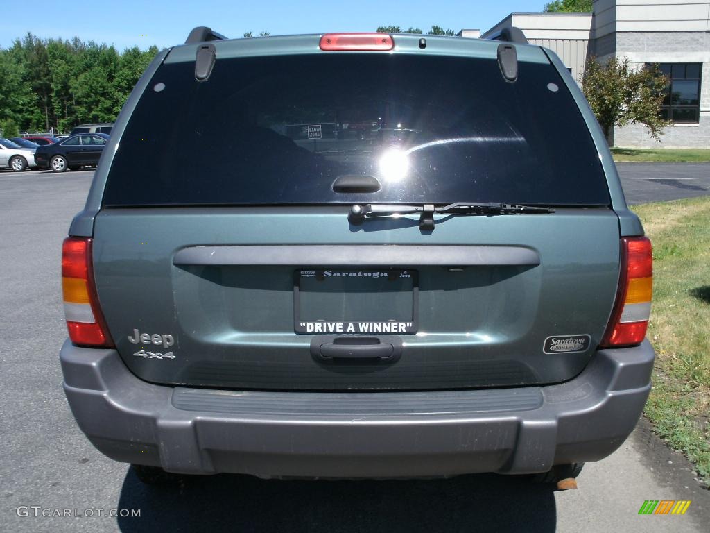 2002 Grand Cherokee Laredo 4x4 - Onyx Green Pearlcoat / Sandstone photo #5