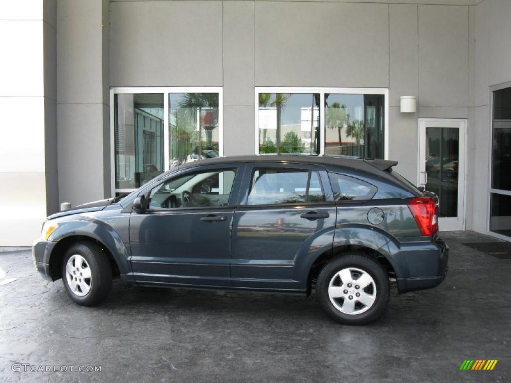 2007 Caliber SE - Steel Blue Metallic / Pastel Slate Gray photo #2
