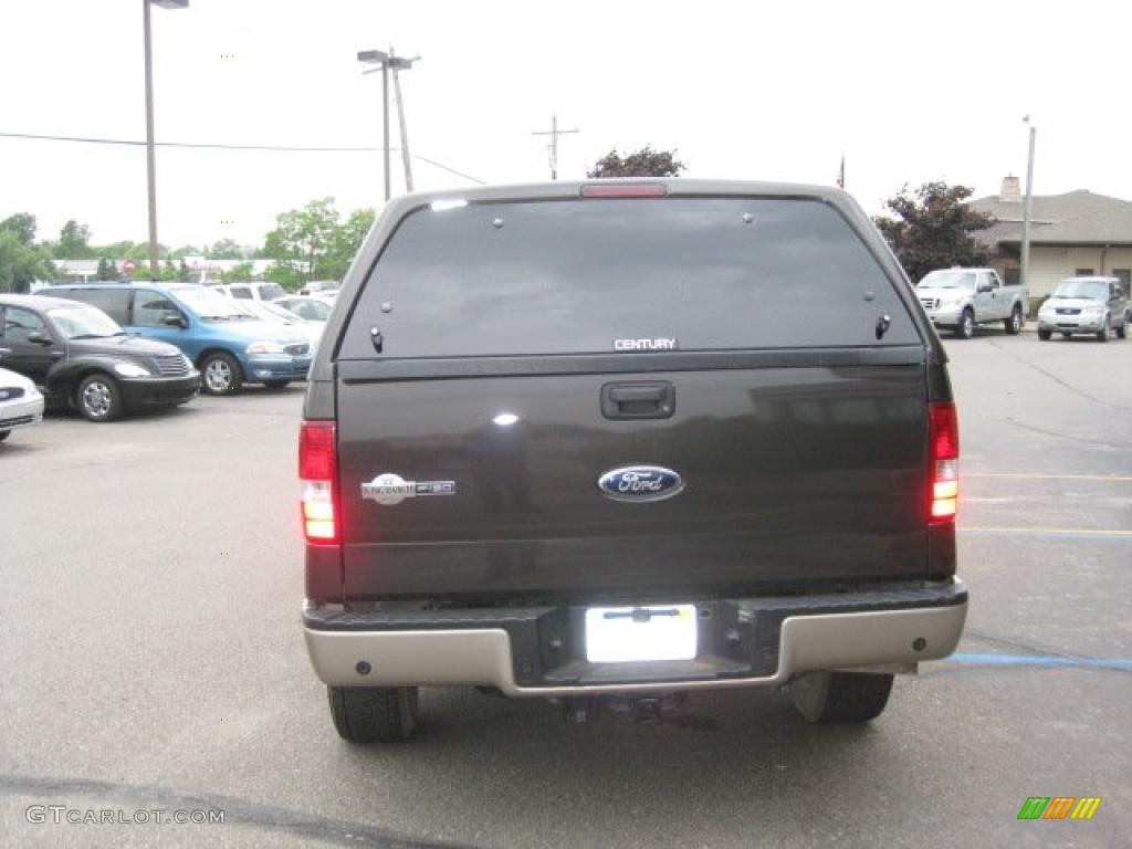 2006 F150 King Ranch SuperCrew 4x4 - Dark Stone Metallic / Castano Brown Leather photo #4