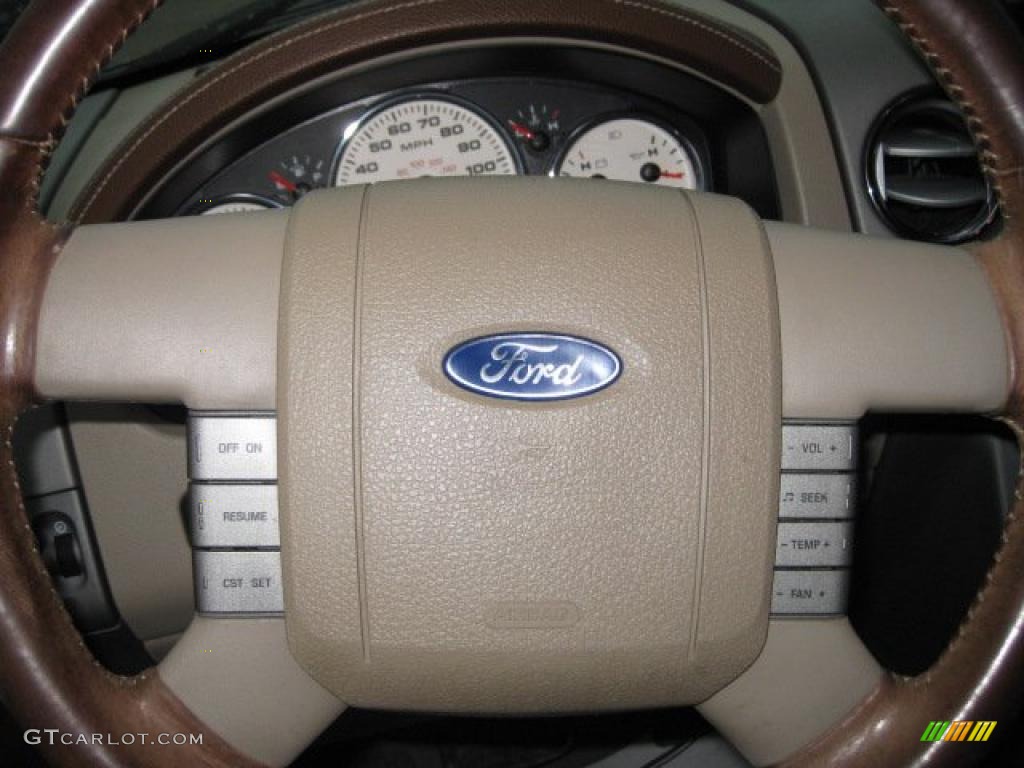 2006 F150 King Ranch SuperCrew 4x4 - Dark Stone Metallic / Castano Brown Leather photo #14