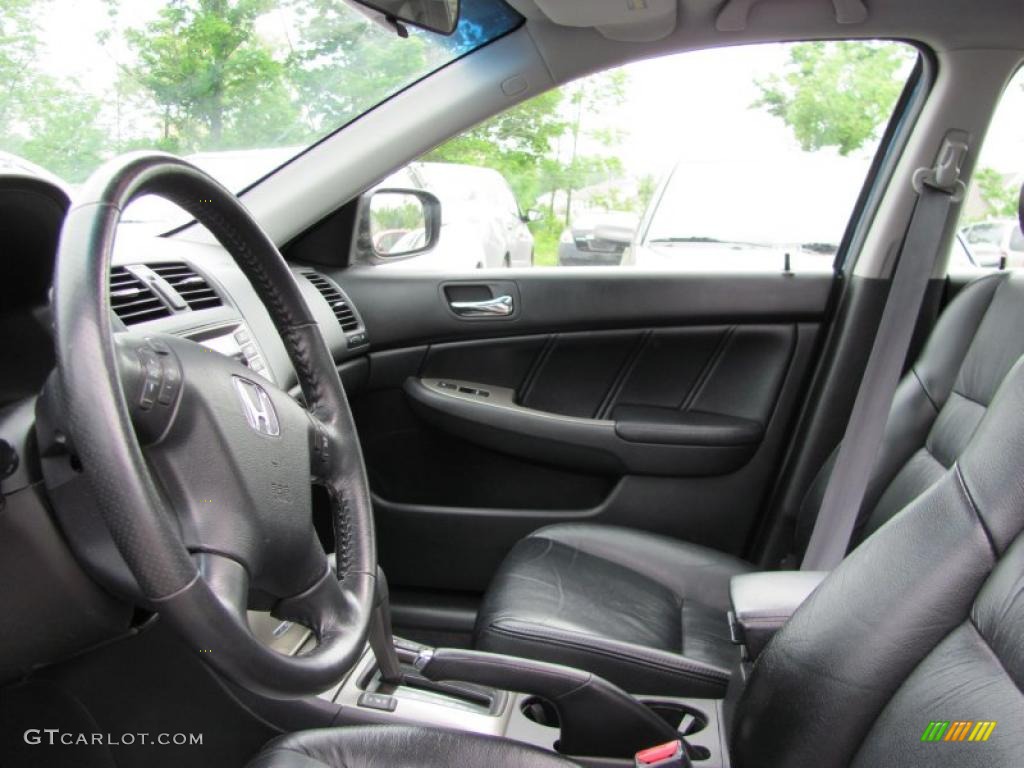 2006 Accord EX-L V6 Sedan - Sapphire Blue Pearl / Black photo #8