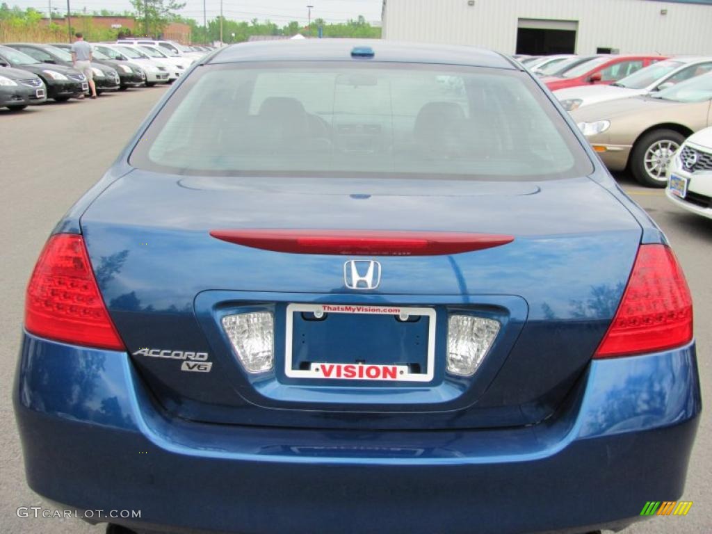 2006 Accord EX-L V6 Sedan - Sapphire Blue Pearl / Black photo #14