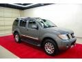 2008 Storm Gray Nissan Pathfinder LE V8  photo #2