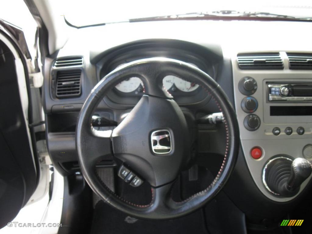 2002 Civic Si Hatchback - Taffeta White / Black photo #15