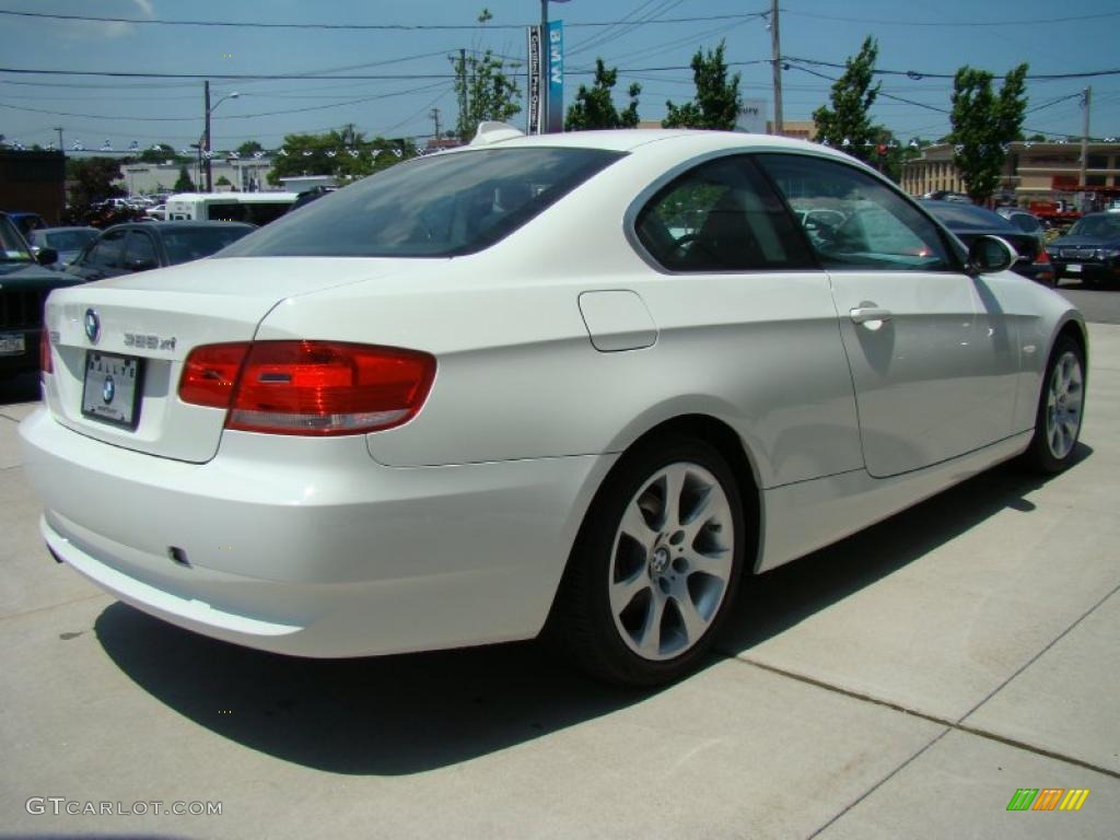 2007 3 Series 328xi Coupe - Alpine White / Black photo #4