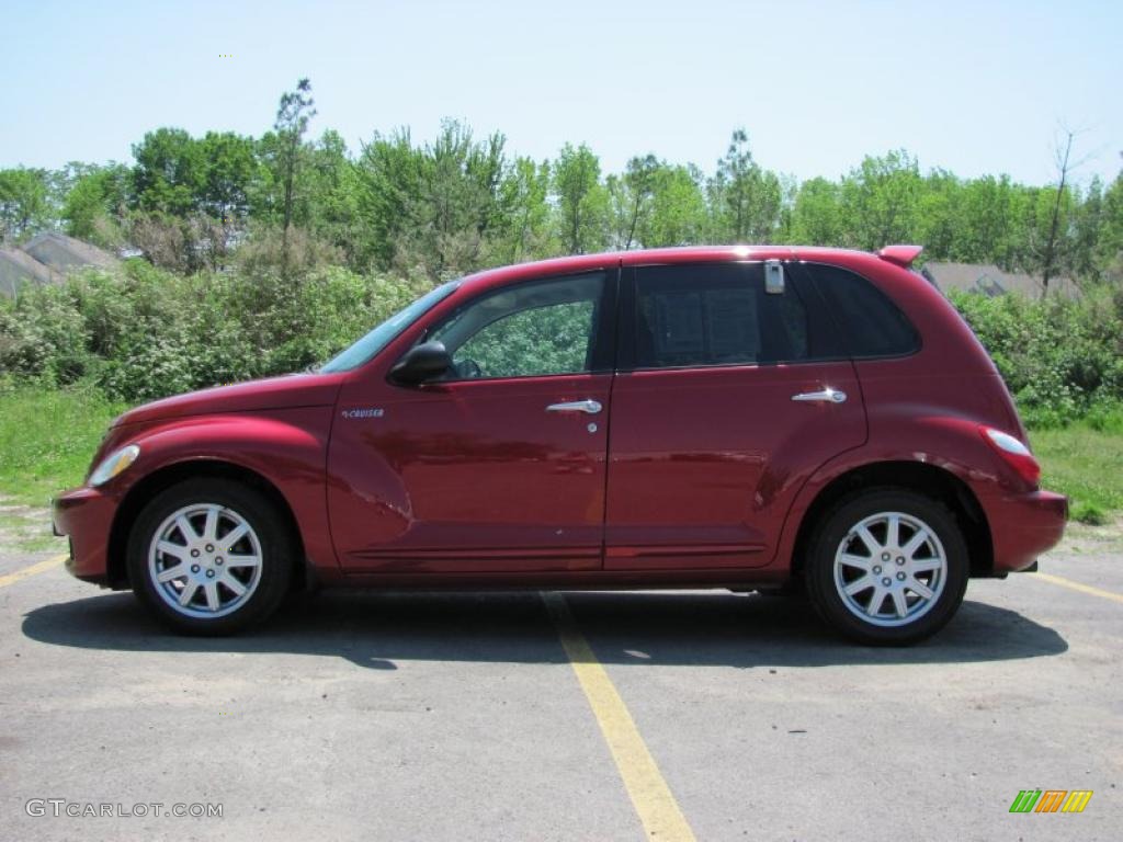 2006 PT Cruiser  - Inferno Red Crystal Pearl / Pastel Slate Gray photo #9