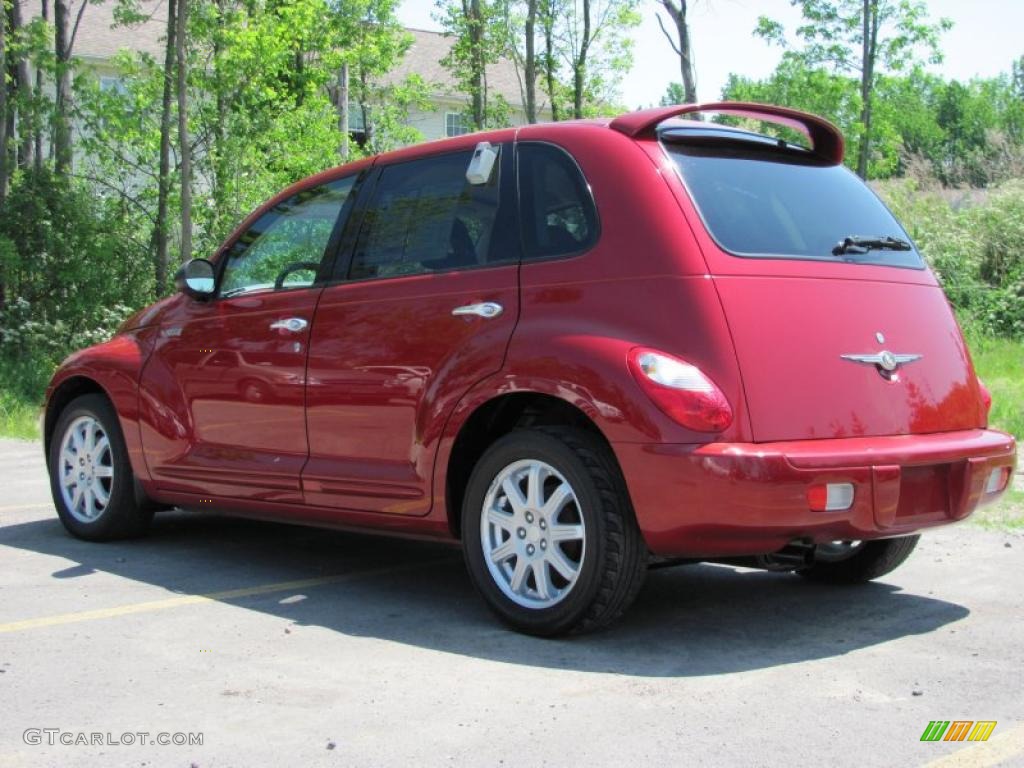 2006 PT Cruiser  - Inferno Red Crystal Pearl / Pastel Slate Gray photo #10